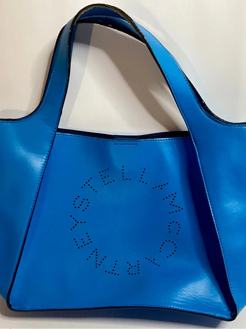 Stella McCartney Sapphire Blue Began Leather Tote
